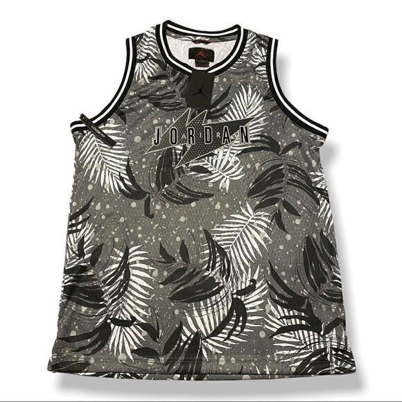Nike Air Jordan Wings “Floral” Jersey Top size Medium - Picture 1 of 7